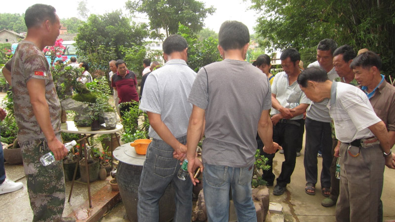 宝鸭坪村参观学习